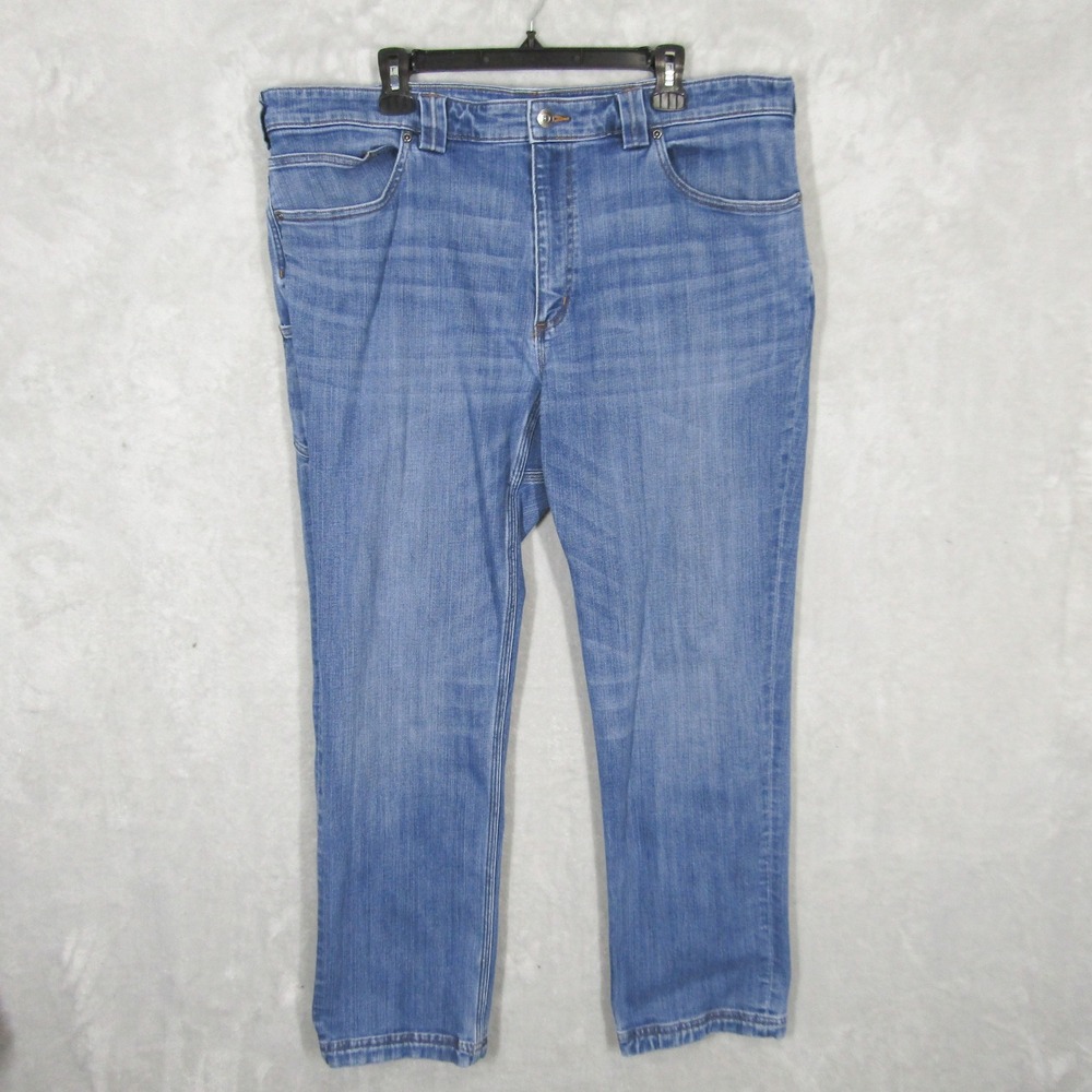 Duluth Trading Co Ballroom Double Flex Slim Fit Jeans Mens 40x30 Blue Denim